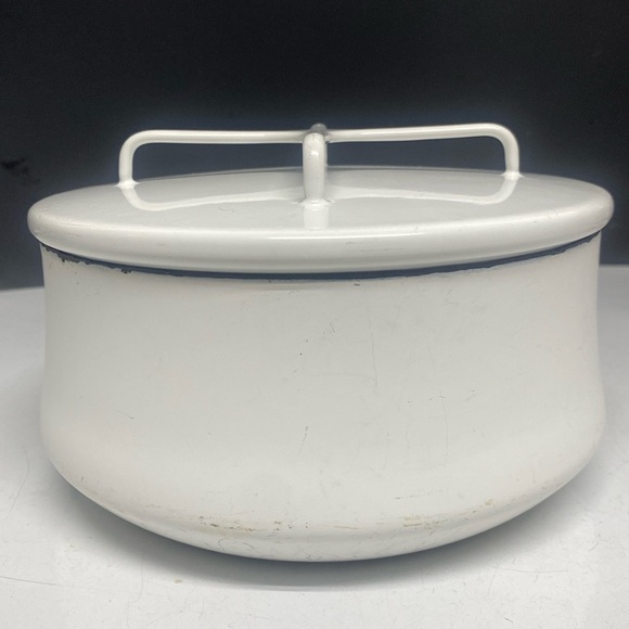 Dansk Kobenstyle France Yellow Enamel Covered Pan Cookware 4 Quart - Picture 7 of 17